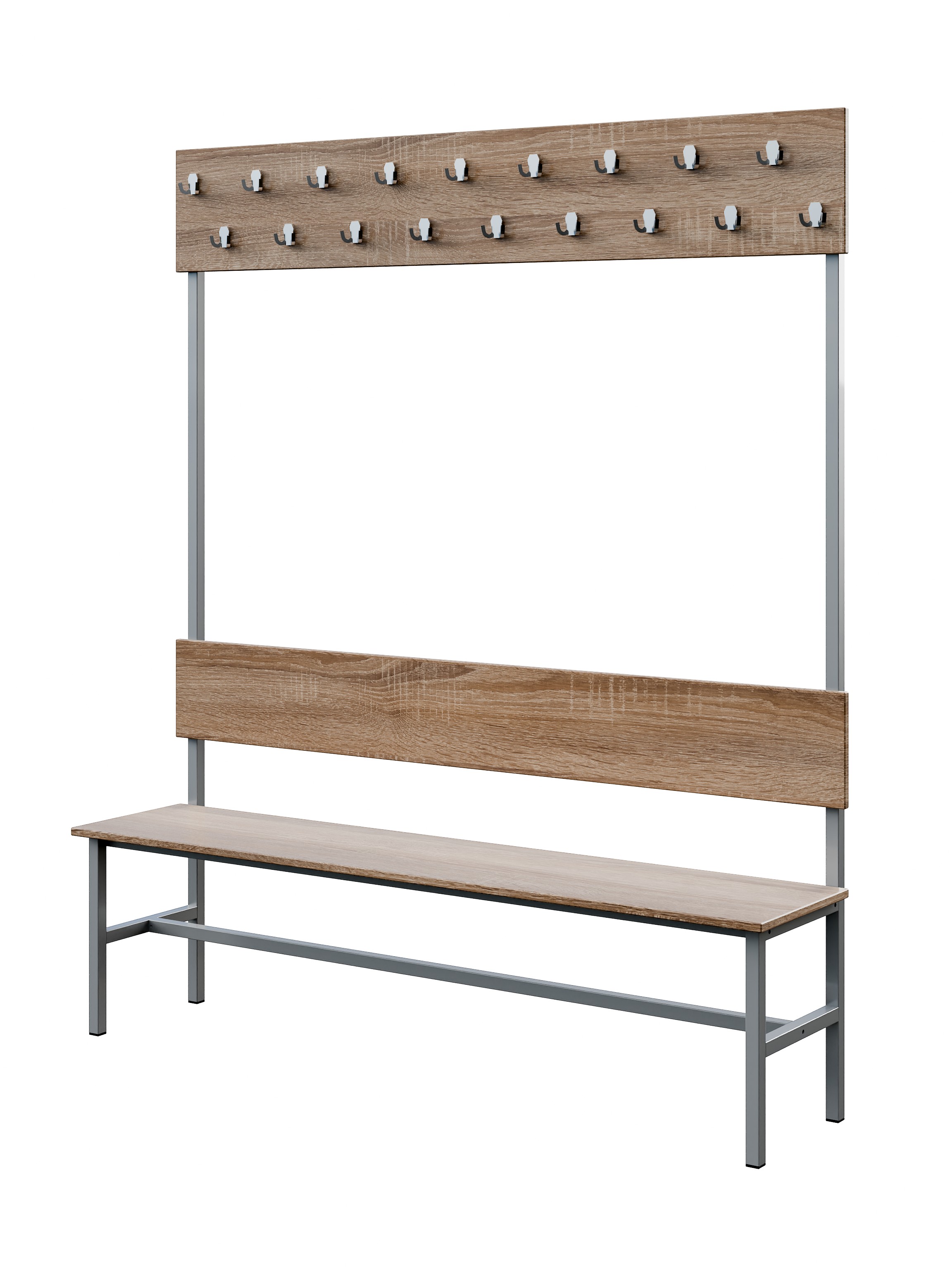 Лава одностороння з вішалкою МЕБЛІ-ТЕХНОСТИЛЬ (7738)